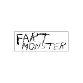 Fart Monster Zelfinktende Stempel (Design)