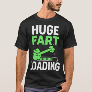 Fart nieuwigheid voor mannen vrouwen met scheten J T-shirt