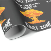 Fart Zone Explosion Humor Farming Joke Cadeaupapier (Rol Hoek)