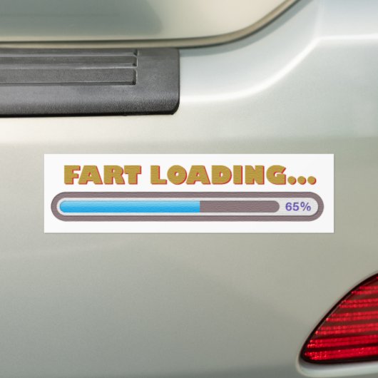 FARTBELASTING BUMPERSTICKER (Op auto)
