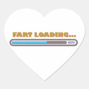 FARTBELASTING HART STICKER
