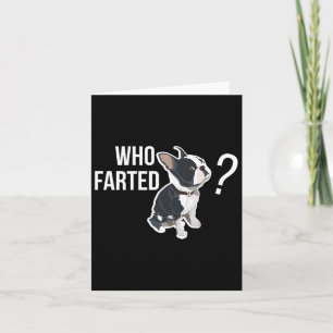 Farted Fun Franse bulldog citaat Kaart