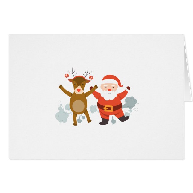 Farting Noël drôle cadeau (Devant horizontal)