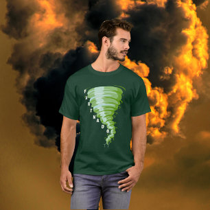 Fartnado Groene Gas Tornado Donker gekleurde Unise T-shirt