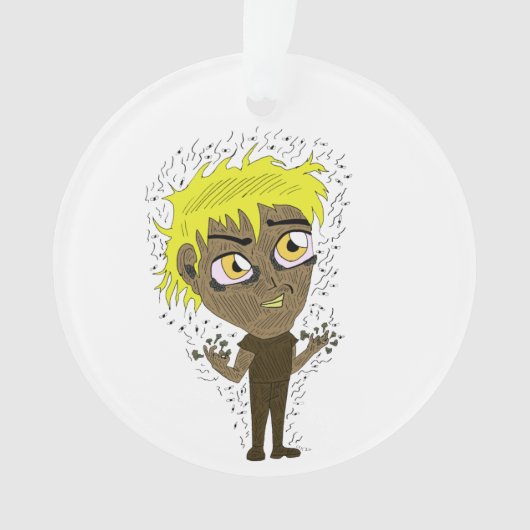 Farty Fingers Chibi Ornament (voorkant)