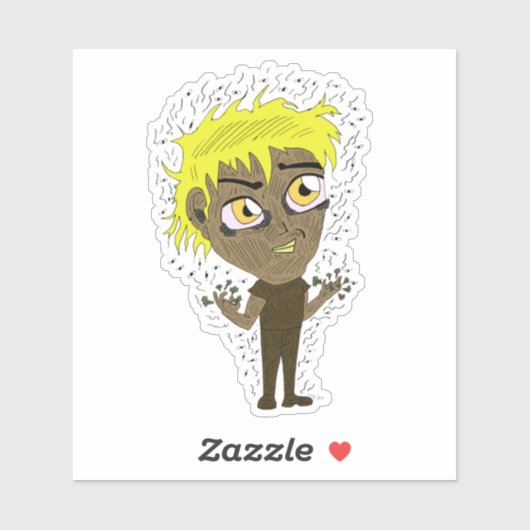 Farty Fingers Chibi Sticker (Vel)