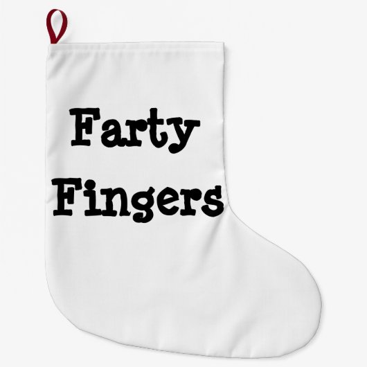 Farty Fingers Grote Kerstsok (Voorkant)