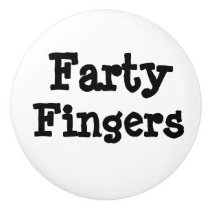 Farty Fingers Keramische Knop