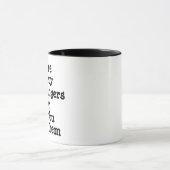 Farty Fingers ligne Café Mug (Centre)