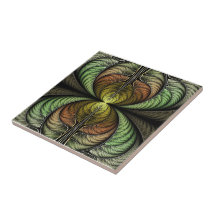 Fasant Plumage Ceramic Tile