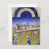 Fascimile of June: Haymaking Briefkaart (Voorkant / Achterkant)