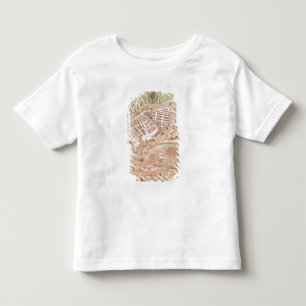 Fascimile van een plan van Le Havre Kinder Shirts