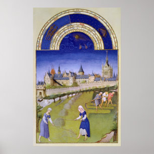 Fascimile van juni: Haymaking Poster