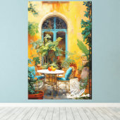 Fascination, by artist Bella Catza Canvas Afdruk (Insitu (Houten vloer))