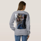 Fascination Pour Canards femme sweatshirt gris dos (Dos entier)