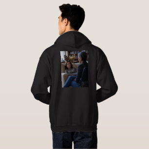 Fascination With Ducks heren zwarte hoodie achterk