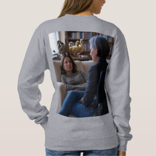 Fascination With Ducks vrouwen grijze sweatshirt a