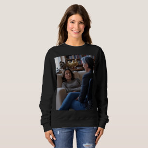 Fascination With Ducks vrouwen zwarte sweatshirt