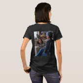 Fascination With Ducks women black T-shirt back (Dos entier)