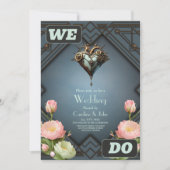 Fascinerend steampunk hart kaart (Voorkant)