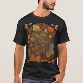 Fascinerende herfstkunst t-shirt
