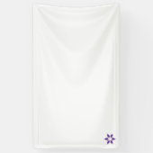 Fascinerende illustratiebloem Vinylbanner Spandoek (Verticaal)