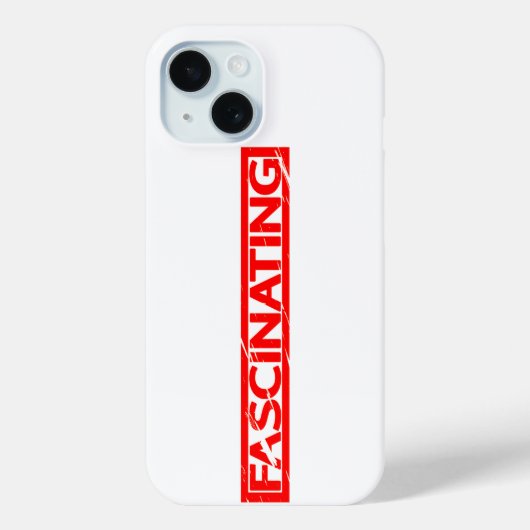 Fascinerende stempel Case-Mate iPhone case (Achterkant)