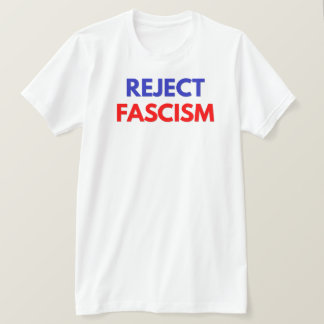 Fascisme afwijzen t-shirt