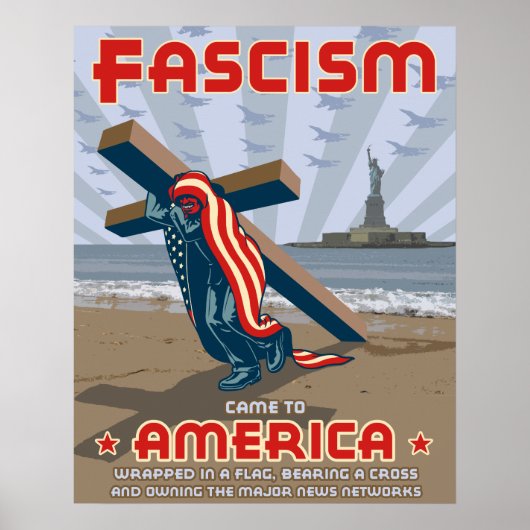 Fascisme Came Wrapped Poster (Voorkant)