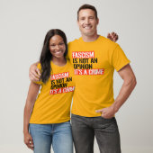 FASCISME IS GEEN MENING, HET IS EEN CRIMINALITEIT T-SHIRT (Unisex)