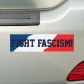 Fascistische Bumpersticker bestrijden (Op auto)