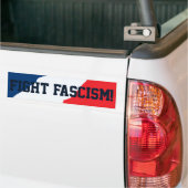 Fascistische Bumpersticker bestrijden (Op Truck)