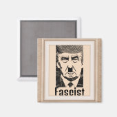 Fascistische magneet van Trump (Voorkant / Achterkant)