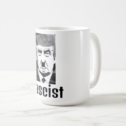 Fascistische Trump Coffee Mok (Voorkant rechts)