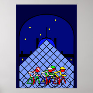 Fase 21 - De Louvre-piramide Poster