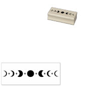 Fasen van de Maan Rubberstempel (Gestempeld)