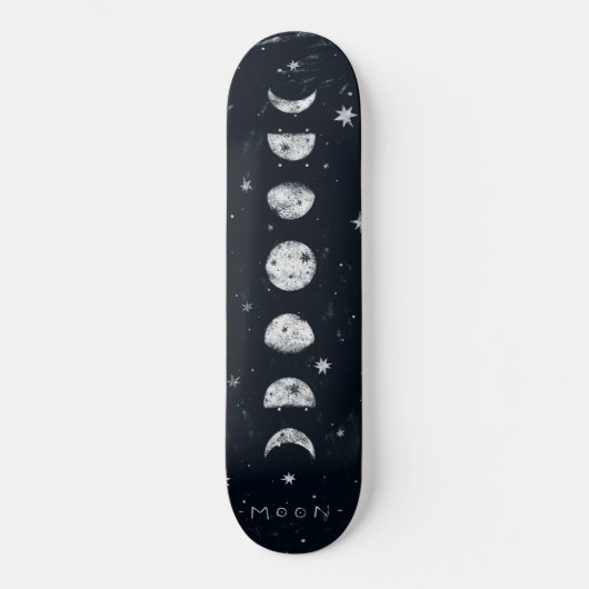 Fasen van de maan skateboard (Voorkant)