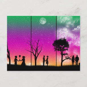 Fasen van het Briefkaart van de Liefde