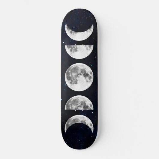 Fasen van het moonstelsel skateboard (Voorkant)