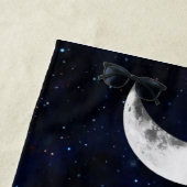 Fasen van het moonstelsel strandlaken (In situ)