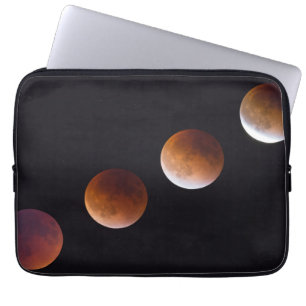 Fasen van Totale Maansverduistering Seattle Laptop Sleeve
