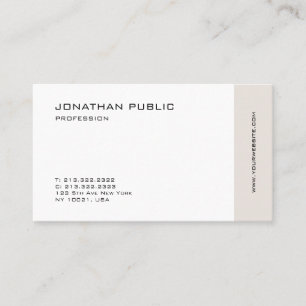 Fashiable Minimal Professional Elegant Clean Visitekaartje