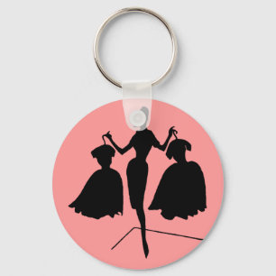Fashiion Silhouette Sleutelhanger