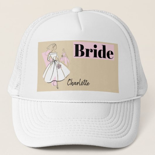 Fashion Bride Neutral Group Bride casquette (Devant)