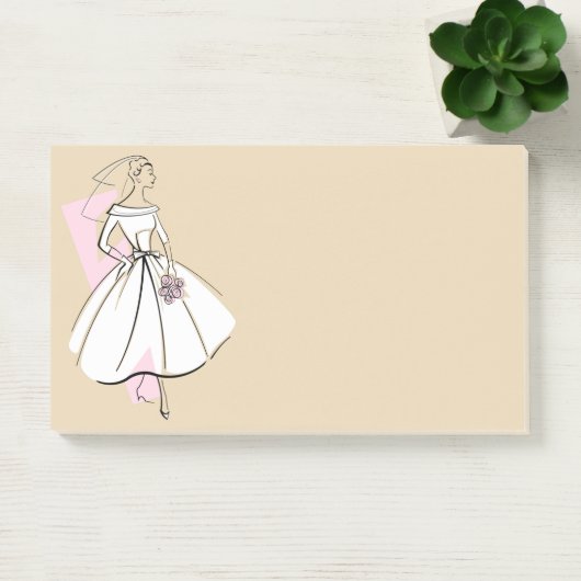 Fashion Bride Neutral post-it notes (Bureau)
