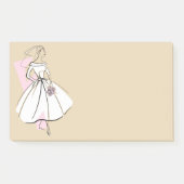 Fashion Bride Neutral post-it notes (Devant)