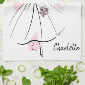 Fashion Bride Pink Group Bride serviette de cuisin (Plié)