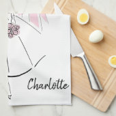 Fashion Bride Pink Group Bride serviette de cuisin (Quart Plié)