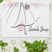 Fashion Bride Pink Group Bridesmaid serviette de c (Plié)