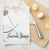 Fashion Bride Pink Group Bridesmaid serviette de c (Quart Plié)